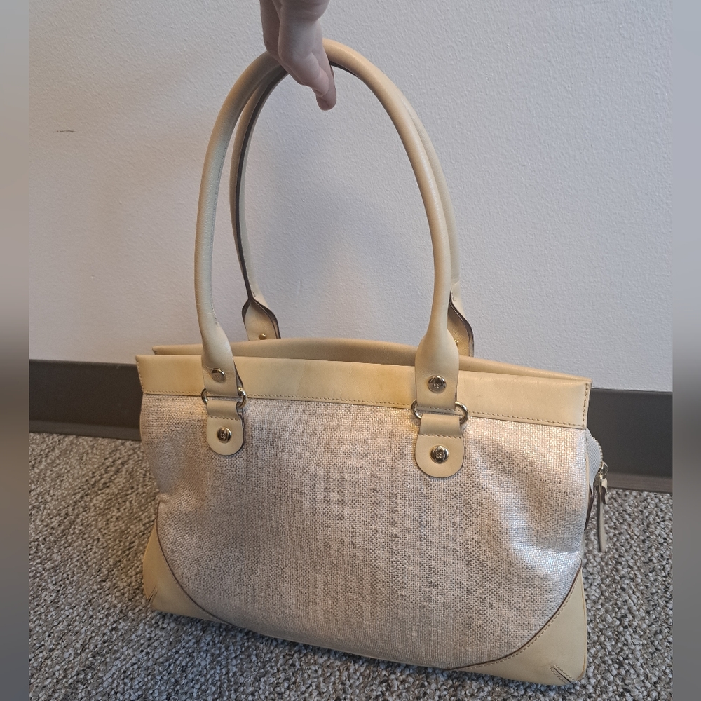Kate Spade tan tweed purse * handbag